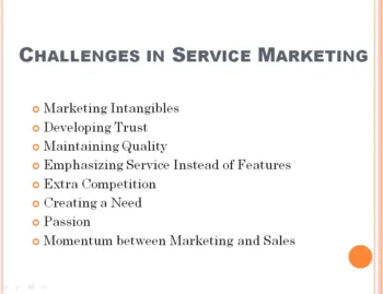 Challenges in Service Marketing