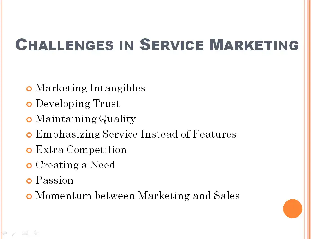 Challenges in Service Marketing