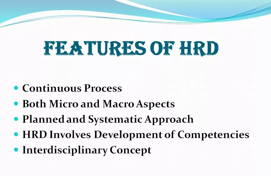 Features of HRD