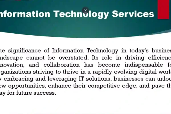 Information Technology Services​