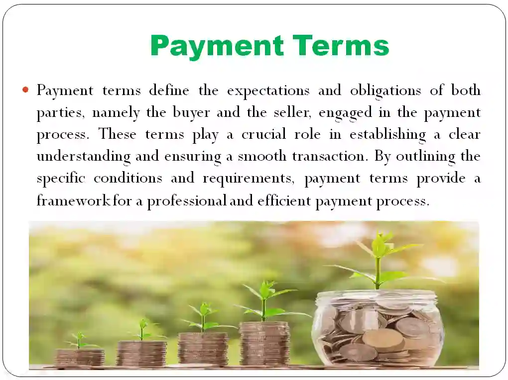 Payment Terms