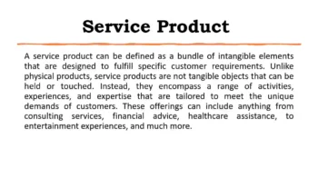 Service Product