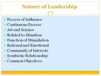 nature of leadership